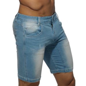 Addicted Mid Length Short AD529 Blue Jeans