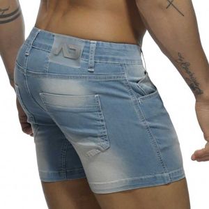 Addicted Short Jeans AD530 Blue
