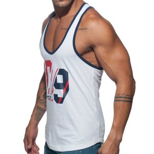 Addicted Sport 09 Tank Top AD723 White