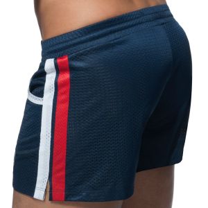 Addicted Mesh Rainbow Swim Short ADS178 Navy