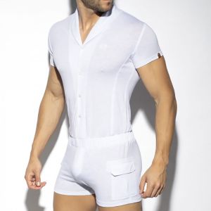 ES Collection Sleeves Body Suit SP256 White