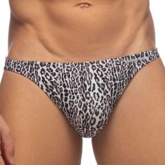 Addicted Leopard Swimderwear Mini Bikini ADS270 Charcoal