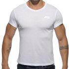 Addicted Basic V Neck T-Shirt AD423 White Mens Underwear